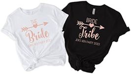 Personalised Hen T-Shirt Bride Trib