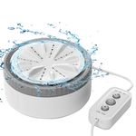 Portable Washer, Portable Washing Machine USB Powered Mini Washer Sonic Turbine 3 Modes Travel Washing Machine for Business Trip, Home,Apartment, College Rooms, Mini Washing Machine