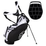 Sun Mountain 2025 4.5LS 14-Way VLO Bag - Prime Organization with Our 14 Way Golf Stand Bag - Golf Club Bag w/Full-Length Pockets and Adjustable Straps for Enhanced Carrying Ease - Black - White