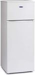IceKing FF218WE 55cm 205L Freestanding Fridge Freezer - White - 2 Year Warranty