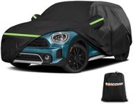 Full Car Covers for 2014-2024 Mini Cooper/Cooper S/Hardtop/Clubman/Countryman 4 Door, Car Cover Waterproof Heavy Duty All-Weather Protection with Door Zipper & Storage Bag