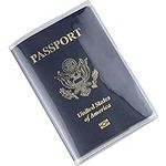 10 Pack Passport Cover Clear Plasti
