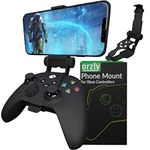 Xbox Series X Controller Mobile Gaming Clip, Xbox Controller Phone Mount Adjustable Phone Holder Clamp Compatible with Xbox Series X|S, Xbox One, Xbox One S, Xbox One X-Carbon Black