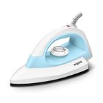 Wipro Deluxe GD206 1000 Watt Lightweight Automatic Electric Dry Iron | Large & Wide Soleplate|Anti bacterial German Weilburger Double Coated Soleplate | Quick Heat Up | 2 Years Warranty