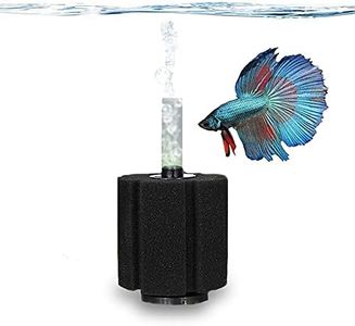 6-Layer Betta Corner Sponge Filter - Underwater Corner Aquarium Filter - Works for Tropical Fish & Breeder Aquarium - Slow Current - Perfect for Fry & Small Fish - Must-Have for Aquarium Hobbyist