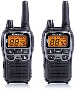 Midland - 2 Walkie Talkies XT70, Walkie Talkie 93 Channels - 69 LPD/24 PMR446 Licence-Free, Dual Band 2 Way Radio, 18H Battery Life, 12Km Range, Fast Charging & Accessories, 38 CTCSS Tones + 83 DCS