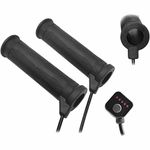Koso 5 Level Heated Grips & Thumb Warmer for 7/8" Handlebars w/Thumb Throttle