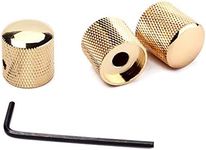 Alnicov 3Pcs Guitar Knobs Metal Dom