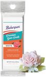 Bakerpan White Gum Paste for Cake Decorating, Create Flowers, Leaves, Elegant Ruffles - 4.4 Ounces, Vanilla Flavor (Made in USA)