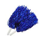 Party Crave "Duo Cheerleader Pom Pom Set" | Blue Cheerleader Pom Poms for Fun and Use for Team Spirit/Encourage (Set of 2)