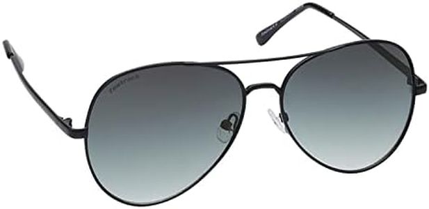 Fastrack Black Aviator 100% UV protected Sunglasses for Unisex