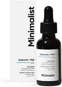 Minimalist 02% Hyaluronic Acid Serum For Intense Hydration, Glowing Skin and Fines Lines | With PGA | Daily Hydrating Face Serum For Women and Men, 30 Ml 1 Fl Oz (Pack Of 1)