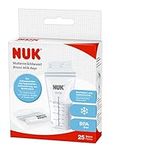 NUK Breast Milk Storage Bags, 180ml Capacity, 25 Count