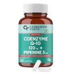 Carbamide Forte Coq10 Coenzyme Q10-120mg Capsule with Piperine 5mg Supplement – 30 Veg Capsules