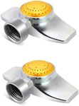 SYOOY 2 Pack 360 Degree Metal Spot Sprinkler,Small Garden Sprinklers for Small Areas Lawn Sprinklers for Yard Circle Pattern Sprinkler with Gentle Water Flow Garden Watering Coverage Up to 30ft