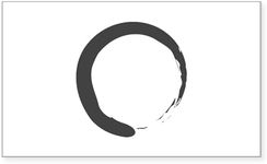 CafePress Enso Zen Circle Rectangle