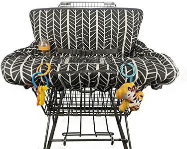 Shopping Cart Cover for Baby boy Girl, Multi-in-1 Cart Covers for Babies, Soft Padded Infant High Chair Cover, Machine Washable, Grocery cart seat Cushion Cover