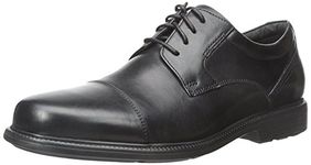 Rockport Men's Charles Road Leather Dress Shoe Black, Size 8 Medium