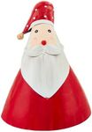 Mud Pie Sm Tin Santa Table SITTERS, RED