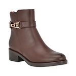 Tommy Hilfiger Women's Ianzi Ankle Boot, Cognac 200, 8