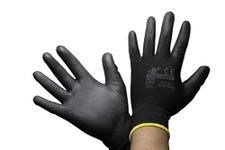 FORTUNER PU COATED GLOVES FOR MULTIPURPOSE USE|| INDUSTRIAL WORK|| GLASS WORK|| AUTOMOBILES|| JEWELLERY||PACK OF 10 PAIRS SIZE-M