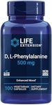 Life Extension D-L-Phenyalanine 500 Mg, Vegetarian Capsules