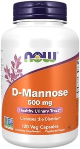NOW D-Mannose 500 mg,120 Veg Capsules
