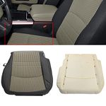 munirater Driver Side Bottom Cloth Seat Cover and Foam Cushion Replacement for Ram 2009-2012 1500 2500 3500 4500 5500 SLT Gray