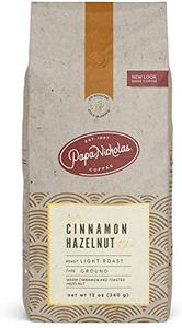 PapaNicholas Coffee Whole Bean Coffee, Cinnamon Hazelnut, 10 Ounce