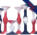 Popdarts USA Themed PRO Pack Game Set (Red White Blue Wigglenobber Target Marker) - Indoor, Outdoor Suction Cup Throwing Game - Competition with a POP