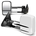 DNA Motoring TWM-002-T111-CH Pair of Towing Mirror (Driver and Passenger Sides)