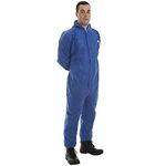 Expert Workwear Disposable SMS Coverall CAT 3 Type 5/6 Hooded Overall Protective Suit Boilersuit Hygiene Paint