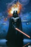 Trends International Star Wars: Saga - Vader in Space Wall Poster, Premium Unframed Version, 22.375" x 34"