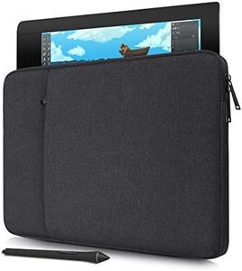 Portable Drawing Tablet Case for Wacom Cintiq 16/ Cintiq Pro 16/Intuos Pro Large PTH860, Huion KAMVAS Pro 16, Wacom Carrying Bag Protective Sleeve(Black)