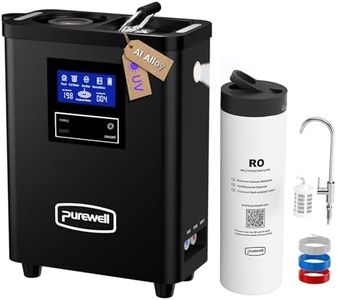 Purewell® K8680 RO Water Purifier System,10-Stage RV Portable Water Filtration Survival with UV,Desalination Rate Reaches 95%,Survival Gear Purification for Drinking,Team Camping,Travel