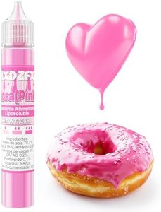 Colorante Liposoluble para Chocolate - Colorante Alimentario Rosa Concentrado para Tartas de Crema, Decoración de Tartas Horneadas, Chocolate, Helado, Confitería, Donuts, Galletas - 30ml