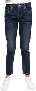 CULTURA Boys Pants, Big Boy & Little Kids Stretch Slim Fit Jeans for Boys Size 4-20, Indigo - Stretch Denim, 10