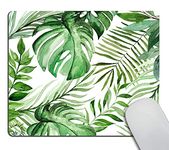 Wasach Wild Leaf Mouse pad, Leaves Mouse pad, Office Supplies, Present for Friend, Desk Accessories 9.5 X 7.9 Inch (240mmX200mmX3mm)