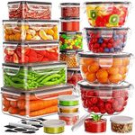 JSCARES 40 PCS Food Storage Contain