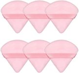 Pimoys 6 Pieces Pink Powder Puff Fa