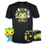 Funko Pop! & Tee: DC - Joker - (BKLT) - Extra Large - (XL) - DC Comics - T-Shirt - Clothes with Collectable Vinyl Figure - Gift Idea - Toys and Short Sleeve Top for Adults Unisex Men and Women