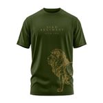 Aero Armour Sikh Regiment Royale T-Shirt (M, Olive Green)