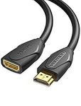 VENTION HDMI Extender 0.5m 4K 60Hz HDMI Extension Cable High Speed Male to Female Lead Support 18Gbps, 3D, HDR, ARC Compatible with TV Roku Laptop Xbox Blu-Ray PS5/PS4 Switch