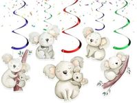 10 PCS Koala Streamers Pack - Cute Australian Animal Hanging Decorations for Birthday Parties, Events, and Koala-Loving Spaces