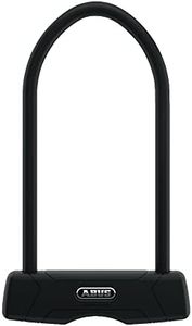 ABUS Antivol en U Granit 460 + Support USH460 - antivol pour vélo en U Rond, Niveau de sécurité 9-230 mm, Noir