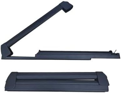 ROKIOTOEX Universal Roof Top Four Ski/Two Snowboards Extender Carrier Winter Sport Roof Rack Only Fit Crossbars with T-Track Black