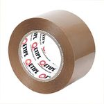 ETIPL Brown BOPP Tape Self Adhesive High-Strength Packing Tape (Set of 12, 72mmX100mtr)