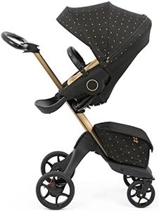 Stokke Xplory X, Signature – Eleganter Kinderwagen – Anpassbarer Komfort für Baby & Eltern – Polsterung, Sicherheitsgurt & reflektierender Reißverschluss für mehr Sicherheit – Im Nu faltbar