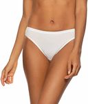 Felina Womens 6 Pack Organic Cotton Stretch Bikini (Pearl/Stone/Amber/Slate/Stone/Slate, Large)