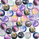 XUTONG 25PCS Space Bouncy Balls,Space Bouncy Balls Bulk 30mm Space Theme Bouncy Balls for Kids Party Favors,Gift Bag Filling